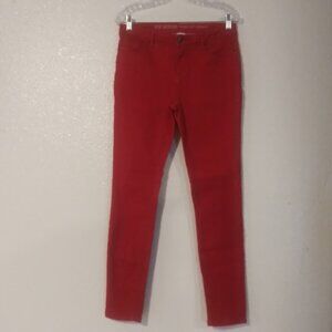 Joe Boxer women's size 7 red skinny jeans